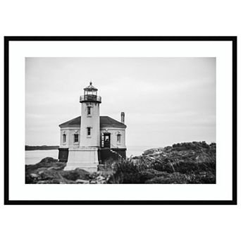 Looking Out by Nathan Larson Wood Framed Wall Art Print