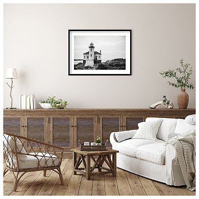 Looking Out by Nathan Larson Wood Framed Wall Art Print