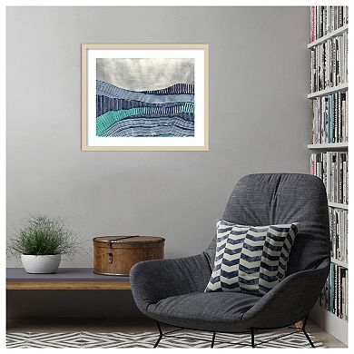 Cold Stream I by Vanna Lam Wood Framed Wall Art Print