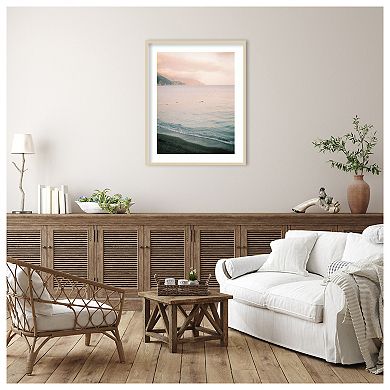 Italian Coast by Justine Milton Wood Framed Wall Art Print