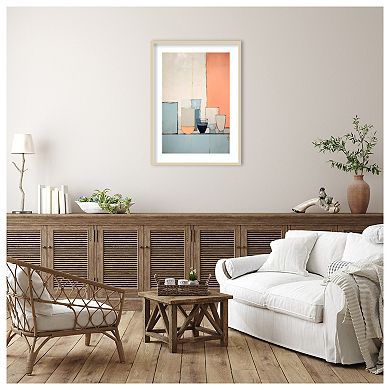 Pastel Still Life by Treechild Wood Framed Wall Art Print