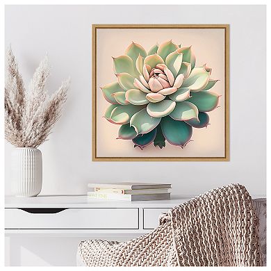 Echeveria Pulidinis by Incado Framed Canvas Wall Art Print