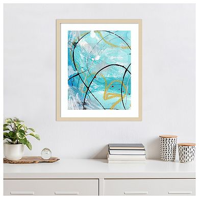 Whirlwind I by Laura Gibson Wood Framed Wall Art Print
