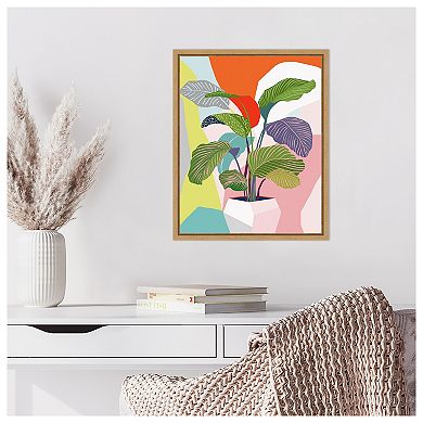 Exotic Plant by Ioana Horvat Framed Canvas Wall Art Print