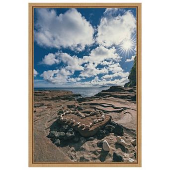 Heart of Hawaii by Max Blakesberg Studios Framed Canvas Wall Art Print