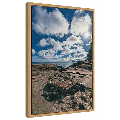 Heart of Hawaii by Max Blakesberg Studios Framed Canvas Wall Art Print
