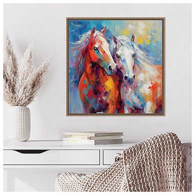 Lucky Couple I by Irena Orlov Framed Canvas Wall Art Print
