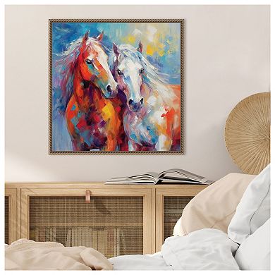 Lucky Couple I by Irena Orlov Framed Canvas Wall Art Print