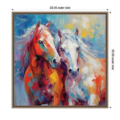 Lucky Couple I by Irena Orlov Framed Canvas Wall Art Print