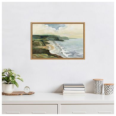 Irish Coast by Silvia Vassileva Framed Canvas Wall Art Print