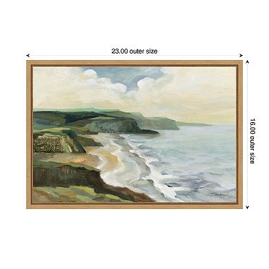 Irish Coast by Silvia Vassileva Framed Canvas Wall Art Print