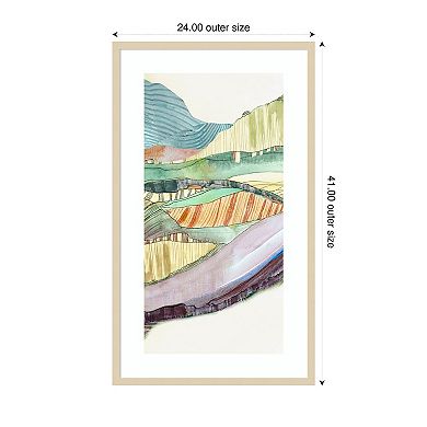 Movements by Jacob q Wood Framed Wall Art Print