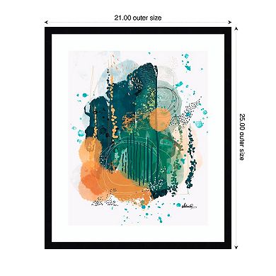 Wind In The Woods by Ishita Banerjee Wood Framed Wall Art Print