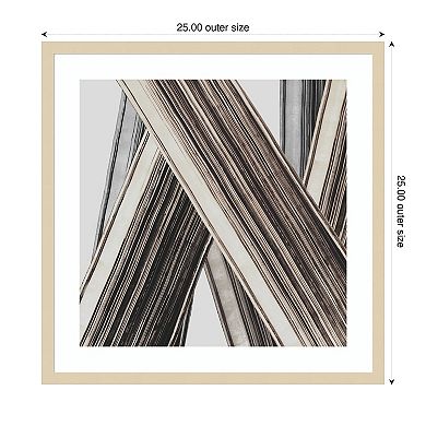 Bold Impressions II by Jacob q Wood Framed Wall Art Print
