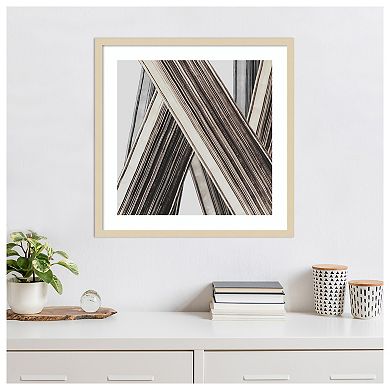Bold Impressions II by Jacob q Wood Framed Wall Art Print