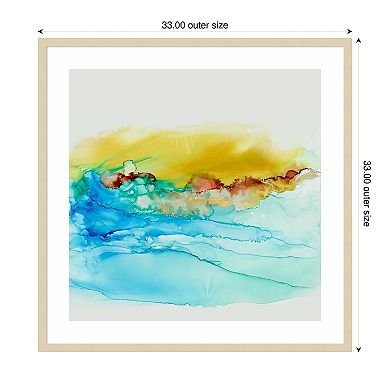 Sky Alive by Lera Wood Framed Wall Art Print