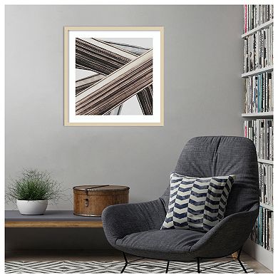 Bold Impressions I by Jacob q Wood Framed Wall Art Print