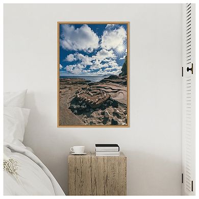 Heart of Hawaii by Max Blakesberg Studios Framed Canvas Wall Art Print