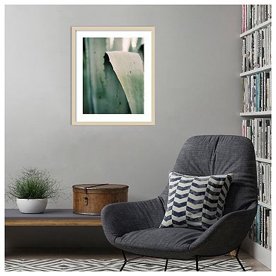 Succulent I by Justine Milton Wood Framed Wall Art Print