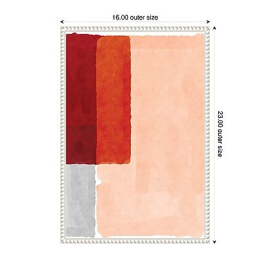 Minimal Watercolor No 1 by Jay Stanley Framed Canvas Wall Art Print