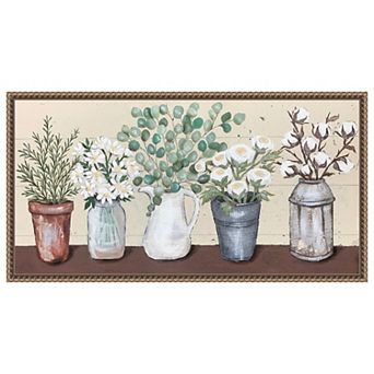 Country Cuttings III by Jade Reynolds Framed Canvas Wall Art Print