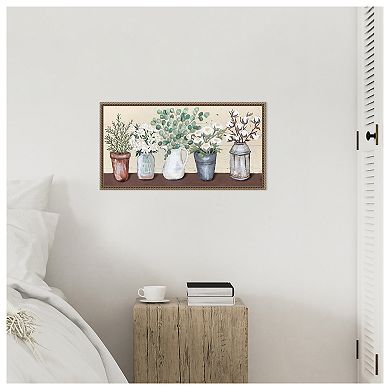 Country Cuttings III by Jade Reynolds Framed Canvas Wall Art Print