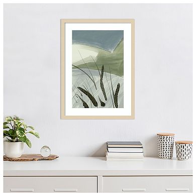 Abstract Landscape by Nilesh Kulkarni Wood Framed Wall Art Print