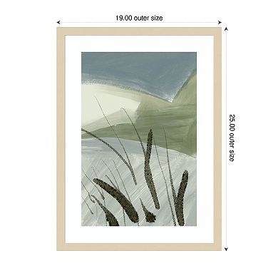 Abstract Landscape by Nilesh Kulkarni Wood Framed Wall Art Print