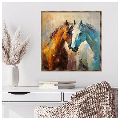 Lucky Couple II by Irena Orlov Framed Canvas Wall Art Print