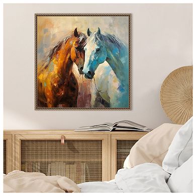 Lucky Couple II by Irena Orlov Framed Canvas Wall Art Print