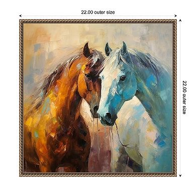 Lucky Couple II by Irena Orlov Framed Canvas Wall Art Print