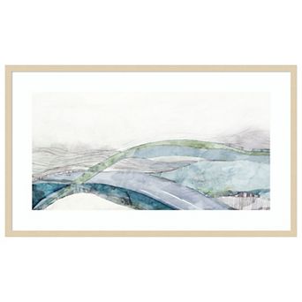 Way of Water by Lera Wood Framed Wall Art Print