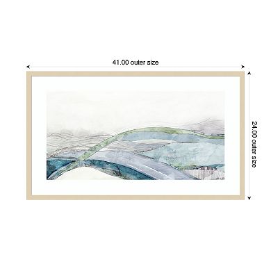 Way of Water by Lera Wood Framed Wall Art Print