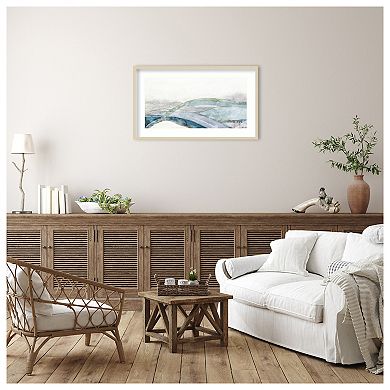 Way of Water by Lera Wood Framed Wall Art Print