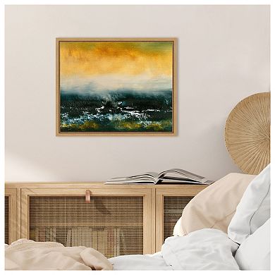 Falls I by Sharon Gordon Framed Canvas Wall Art Print