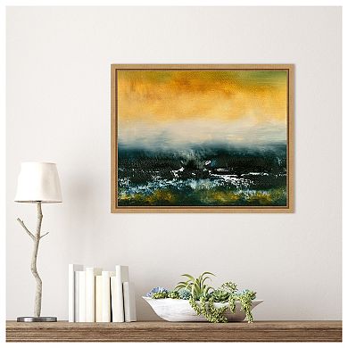 Falls I by Sharon Gordon Framed Canvas Wall Art Print