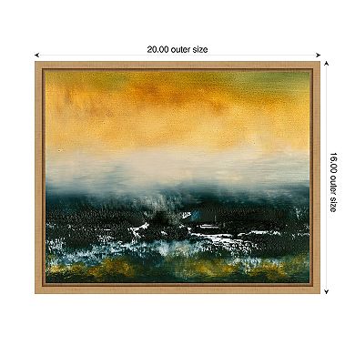 Falls I by Sharon Gordon Framed Canvas Wall Art Print