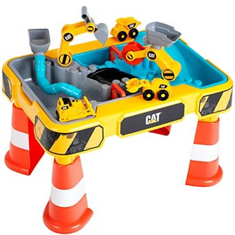 Theo Klein CAT: Sand and Water Play Table, Kids Pretend Play Construction Toys