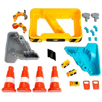 Theo Klein CAT: Sand and Water Play Table, Kids Pretend Play Construction Toys