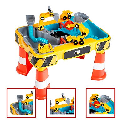 Theo Klein CAT: Sand and Water Play Table, Kids Pretend Play Construction Toys