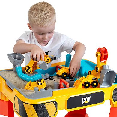 Theo Klein CAT: Sand and Water Play Table, Kids Pretend Play Construction Toys