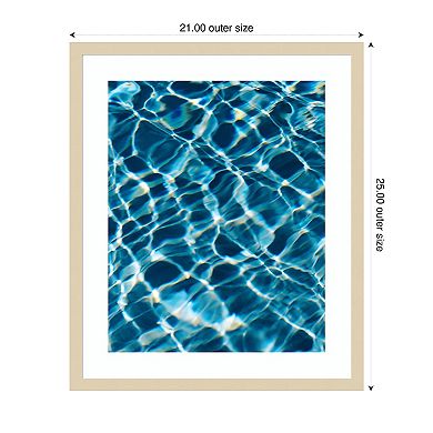 Reflections IV by Justine Milton Wood Framed Wall Art Print