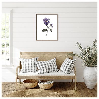 February Violet by Amanda Cook Framed Canvas Wall Art Print