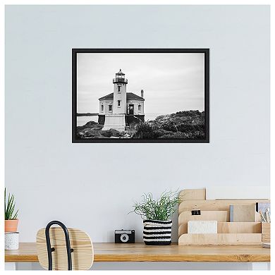 Looking Out by Nathan Larson Framed Canvas Wall Art Print