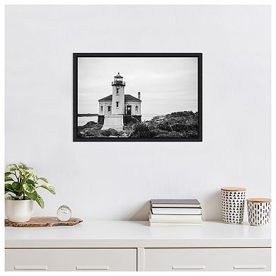 Looking Out by Nathan Larson Framed Canvas Wall Art Print
