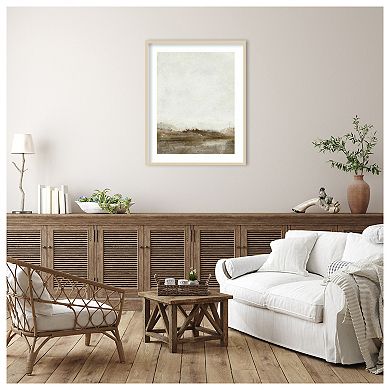 Away From Here No 1 by Dan Hobday Wood Framed Wall Art Print