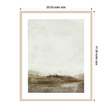 Away From Here No 1 by Dan Hobday Wood Framed Wall Art Print