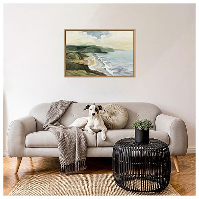 Irish Coast by Silvia Vassileva Framed Canvas Wall Art Print