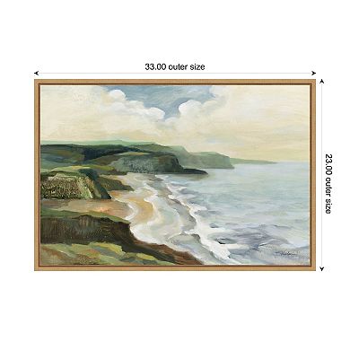 Irish Coast by Silvia Vassileva Framed Canvas Wall Art Print