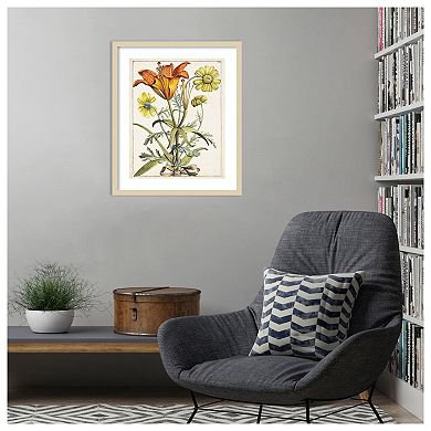 Dutch Florals V Wood Framed Wall Art Print